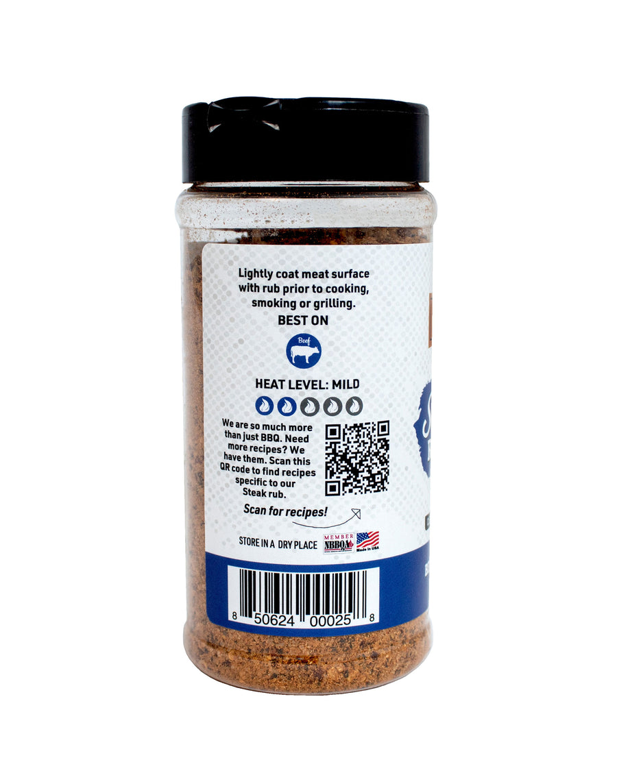Steak Gluten Free Natural Keto Friendly BBQ Rub 9.9 oz