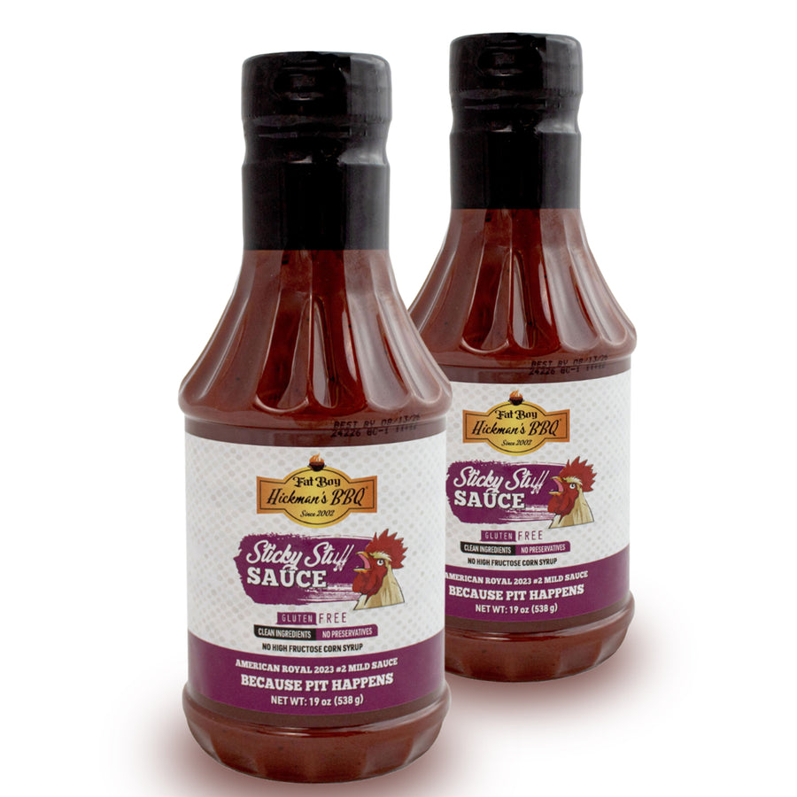 Sticky Stuff Gluten Free Natural BBQ Sauce 19 oz - Pack of 2