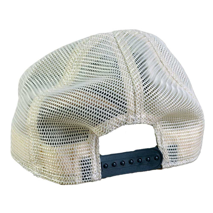 Fat Boy Black & Tan Logo Embroidered Trucker Baseball Hat