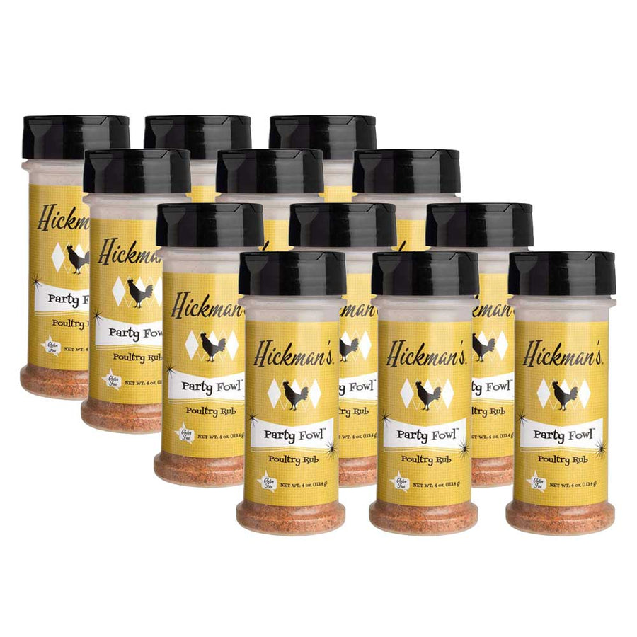 Hickman’s Party Fowl Chicken Rub | Case of 12