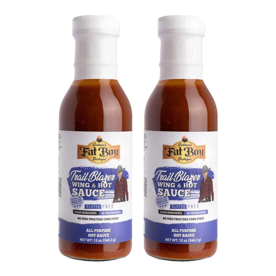 Trail Blazer Gluten Free Natural Wing & Hot Sauce 12 oz - Pack of 2