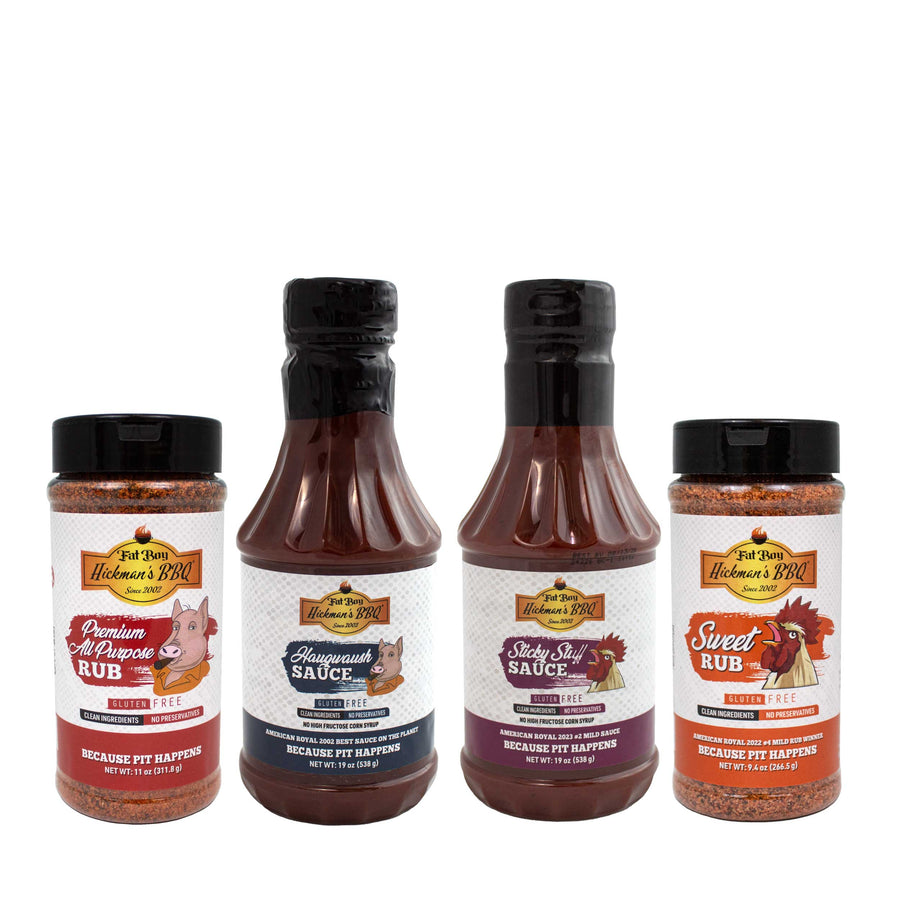 Top 4 Rub and Sauce Package