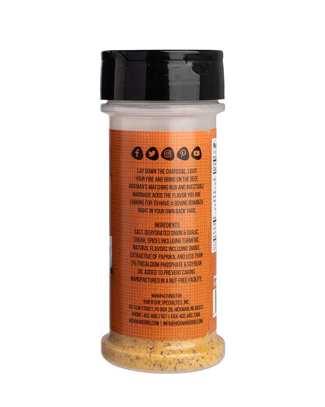 Hickman’s Bovine Bonanza Beef Rub - PAST BEST BY DATE