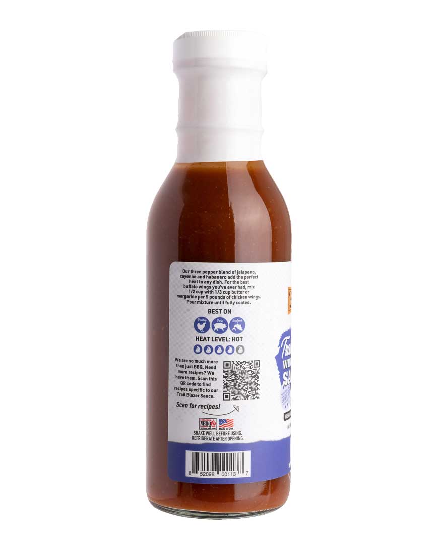 Trail Blazer Gluten Free Natural Wing & Hot Sauce 12 oz
