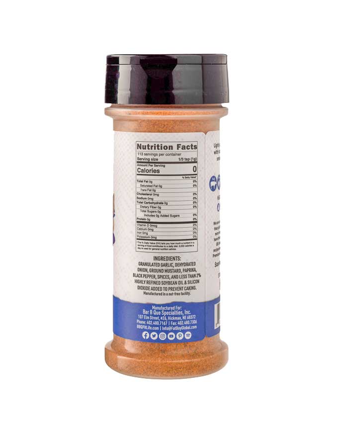 Salt Free Gluten Free Natural BBQ Rub 4 oz