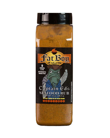 Captain Ed’s Seafood Natural Gluten Free BBQ Rub 16 oz (Past Best By Date)