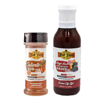 Hot Gluten Free Natural BBQ Sauce & Spice Package