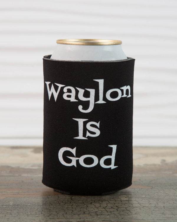 Hickman’s BBQ “Waylon is God” Can Koozie